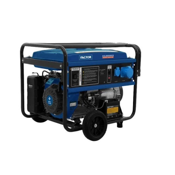 Factor FAC KGL8000CE Benzinli İpli-Marşlı Jeneratör Monf. 8,1 KVA