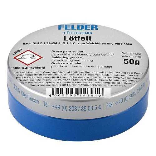 Felder Lötfett Lehim Pastası 50 gr.