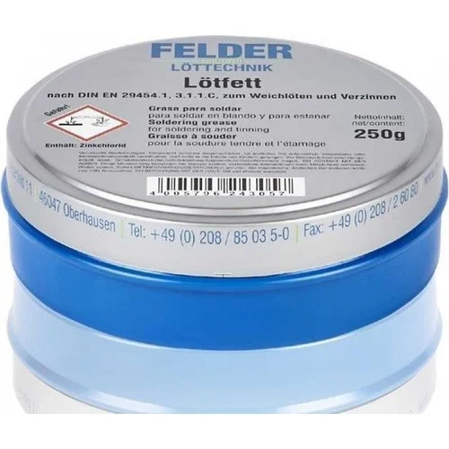 Felder Lötfett Lehim Pastası 250 gr.