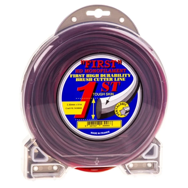 First 7430088 Misina 3.3mm 58m Kırmızı 5 Köşe