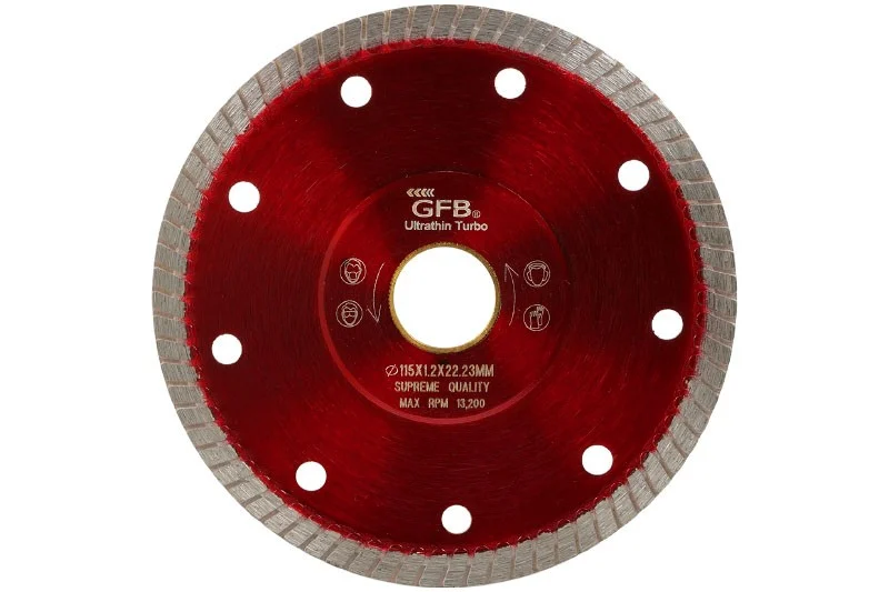 GFB Hassas Kesim İnce Turbo Elmas Seramik-Fayans Kesici 125 mm
