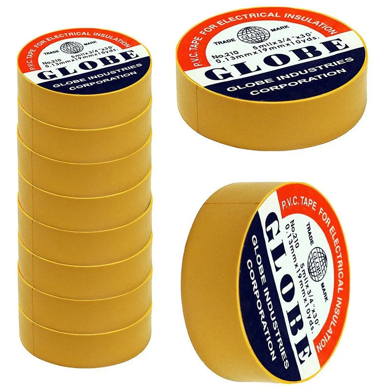 Globe 0.13x19 mm İzole Bant 10lu Sarı