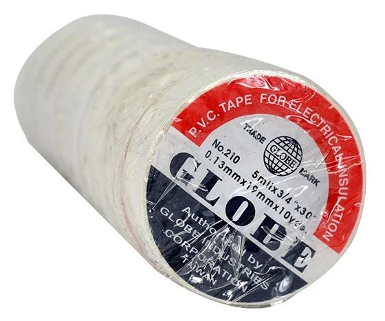 Globe 0.13x19 mm İzole Bant 10lu Beyaz