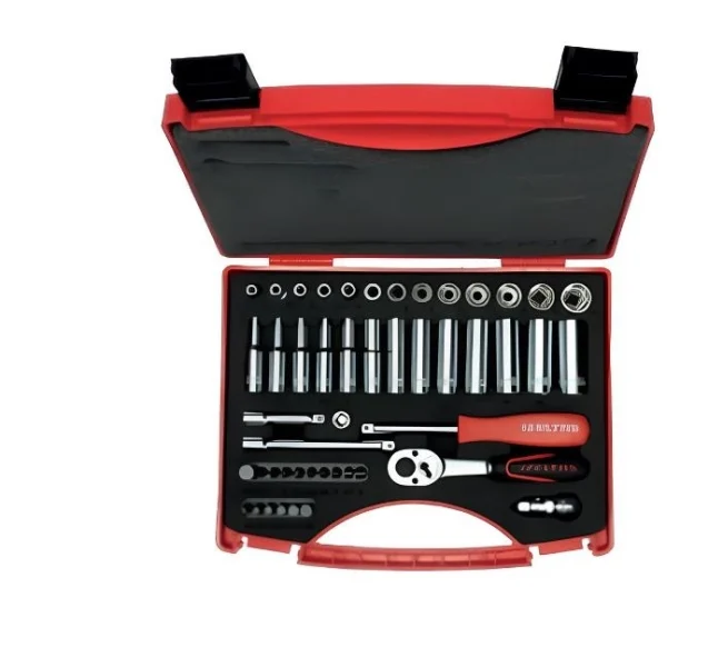 İzeltaş 1/4 Altı Köşe Lokma Anahtar ve Bits Set 48 Parça