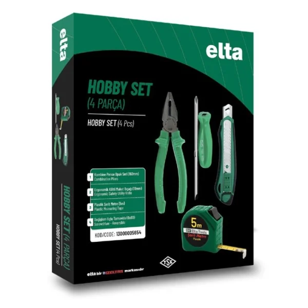 Elta 13000005654 Hobi Set 4 Parça