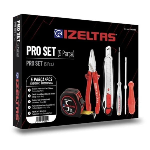 İzeltaş 13000005655 Pro Set 5 Parça