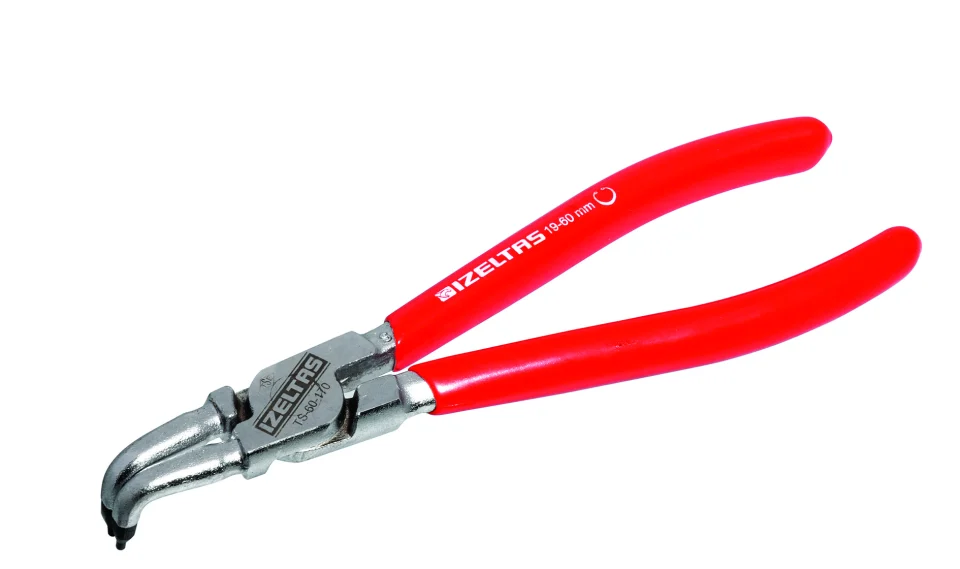 İzeltaş 130mm Eğri İç Segman Pense