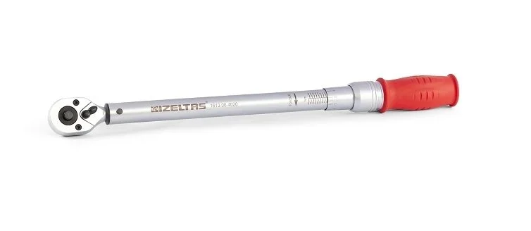 İzeltaş 1/2 İnç Cırcırlı Tork Anahtarı 610 mm 60-340 Nm