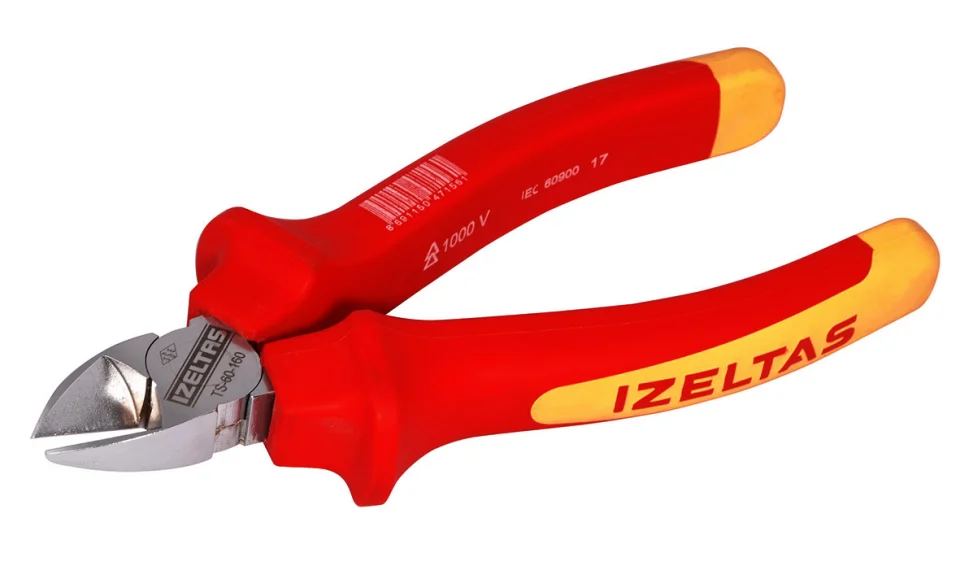 İzeltaş 140 mm 1000V İzoleli Elektrikçi Yan Keski