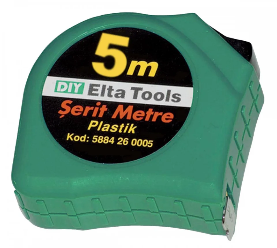 Elta 5 Metre Plastik Şerit Metre