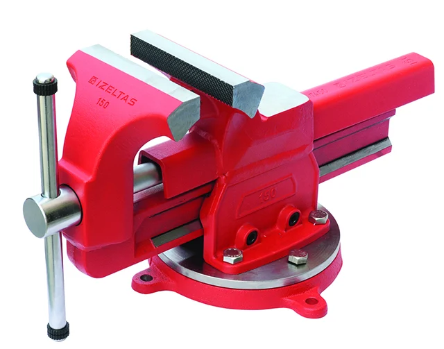 İzeltaş 175 MM Dövme Çelik Mengene Döner Tabla Dahil
