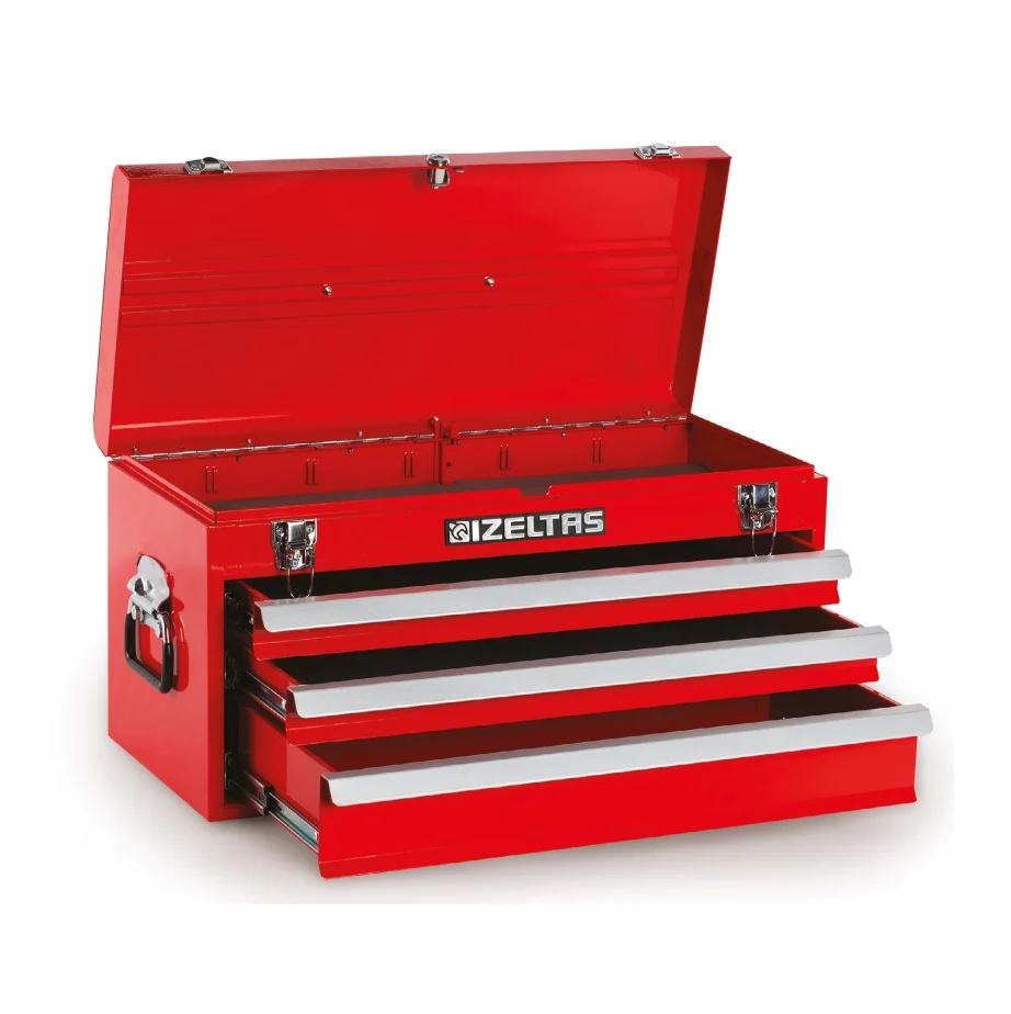 İzeltaş 3 Çekmeceli Metal Alet Sandığı Boş 285x450x322