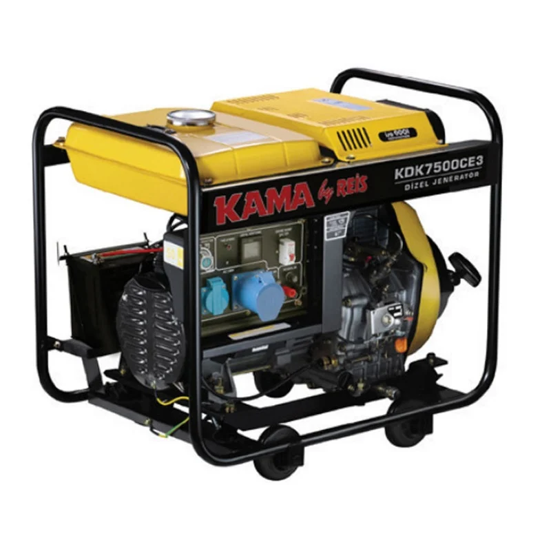 Kama KDK7500CE3 5.5 kW İpli Marşlı Dizel Jeneratör