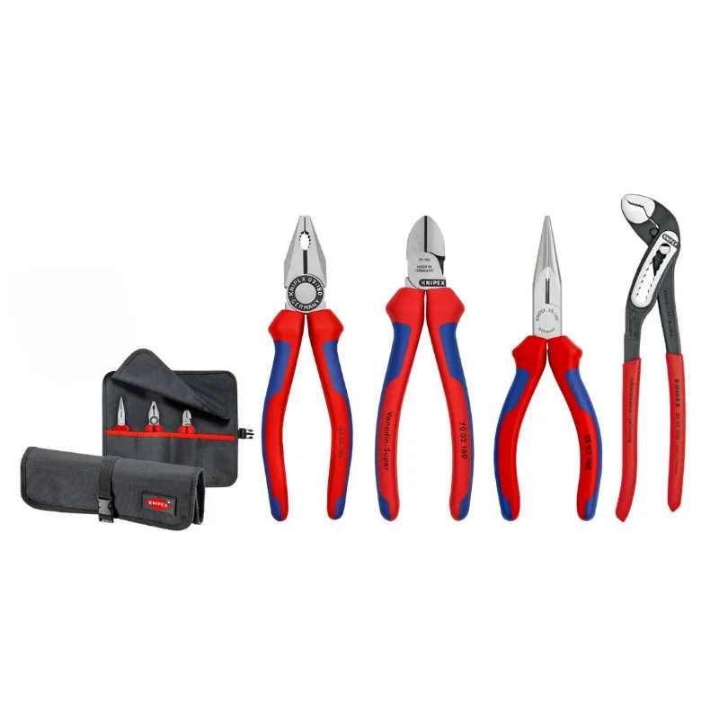 Knipex 00 19 56 Set (Pense+Kargaburun+Yan Keski+Fort Pense)