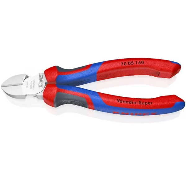 Knıpex 70 05 160 Krom Yan Keski Kalın İzole