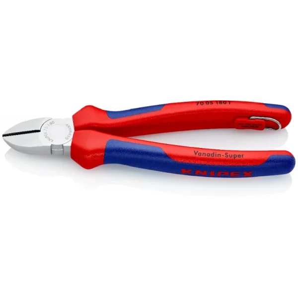Knıpex 70 05 180T Krom Yan Keski Kalın İzole