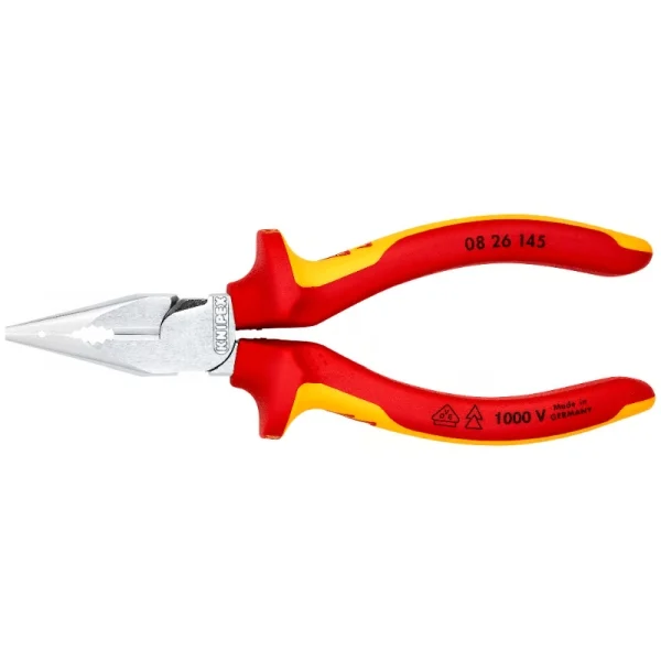 Knıpex 08 26 145 Sivri Uçlu Kombine Pense Kalın İzole 145mm