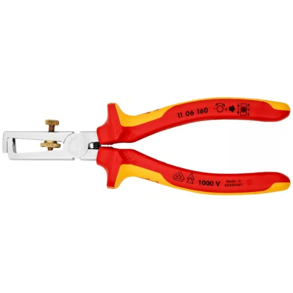 Knıpex 11 06 160 Kablo Sıyırma Pensesi Krom 160mm