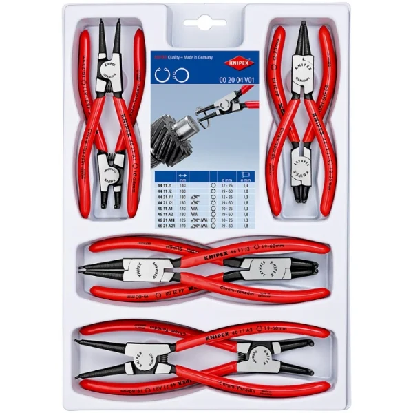 Knıpex 00 20 04 V01 Segman Pense Seti 8 Parça