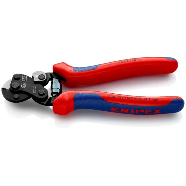 Knıpex 95 62 160 TC Çelik Tel Makası Lastik Kord Teli İçin