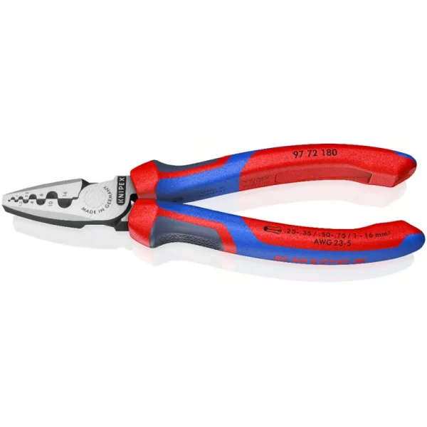 Knıpex 97 72 180 Yüksük Sıkma Pensi