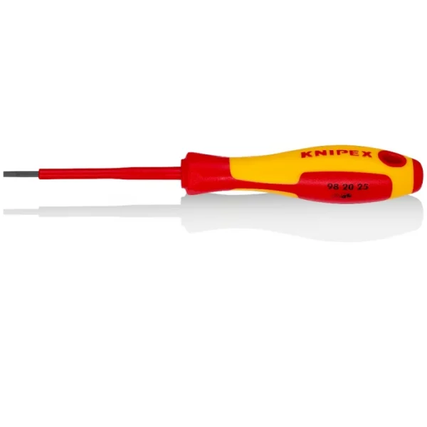 Knıpex 98 20 25 Vde İzole Düz Uçlu Tornavida 2,5mm