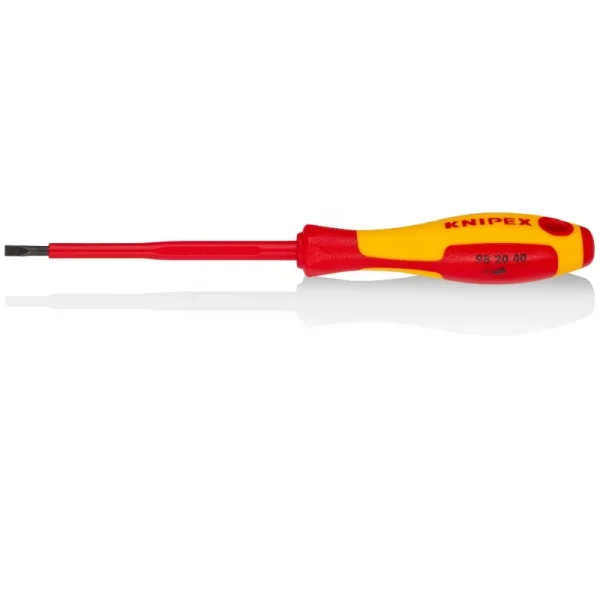 Knıpex 98 20 40 Vde İzole Düz Uçlu Tornavida 4mm