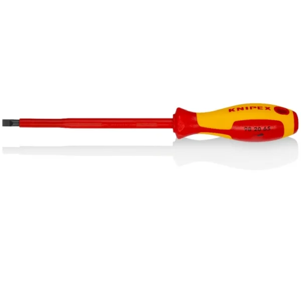 Knıpex 98 20 65 Vde İzole Düz Uçlu Tornavida 6,5mm