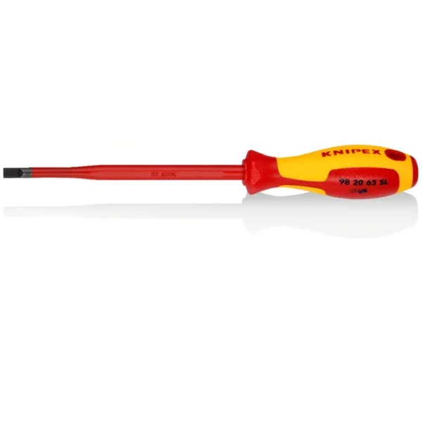 Knıpex 98 20 65 SL Vde İzole Düz Uçlu Tornavida 6,5mm