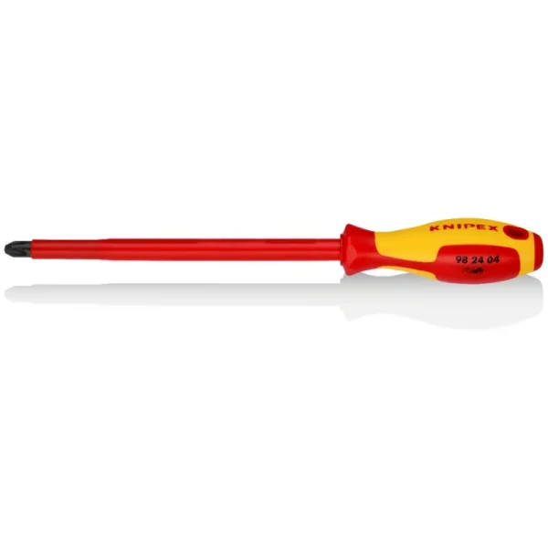 Knıpex 98 24 04 Vde Ph4 İzole Yıldız Uçlu Tornavida