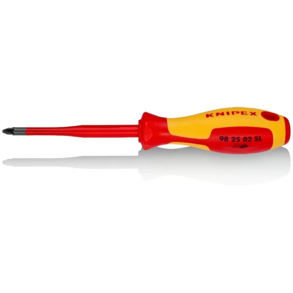 Knıpex 98 25 02 SL Vde İzoleli Pozidriv Uçlu Tornavida Pz2x100