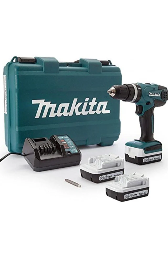 Makita Darbeli Matkap DF347DWE3 Üç Akülü