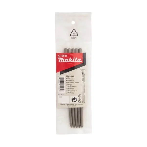 Makita A-19825 Tornavida Ucu PH2 (5 Adet) 6834 Mod. Uyumlu