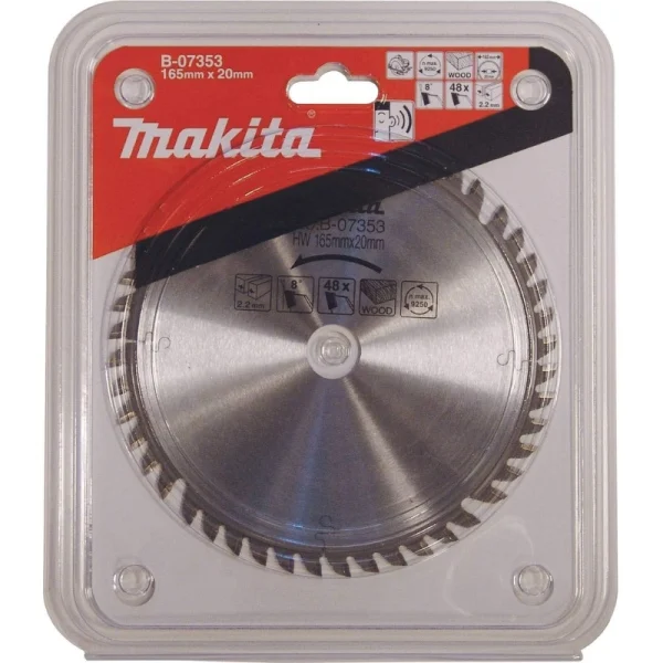 Makita B-07353 Elmas Daire Testere 165x48 Diş (Prf.Seri)