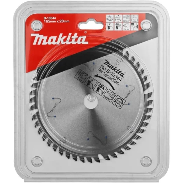 Makita B-10344 Corıan Elmas Daire Testere 165x48 Diş (Prf.Seri)