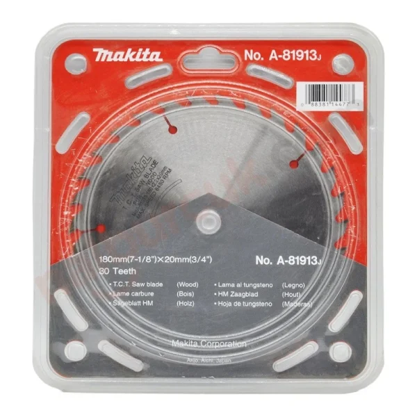 Makita A-81913 Elmas Daire Testere 180x30 Diş (Prf.Seri)