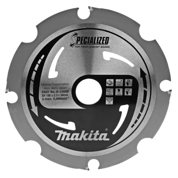 Makita B-23008 Elmas Daire Testere 190x4 Diş (Prf.Seri)