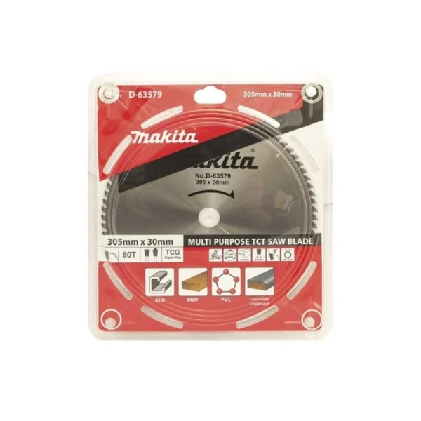 Makita D-63579 Multi Daire Testere 305x80 Diş (Çok Amaçlı)