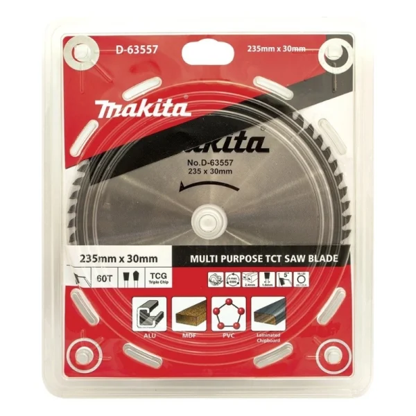 Makita D-63557 Multi Daire Testere 235x60 Diş (Çok Amaçlı)