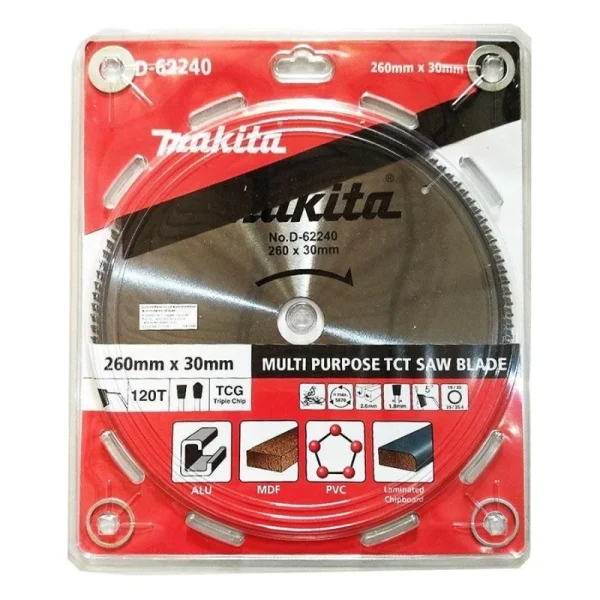 Makita D-62240 Multi Daire Testere 260x120 Diş (Çok Amaçlı)