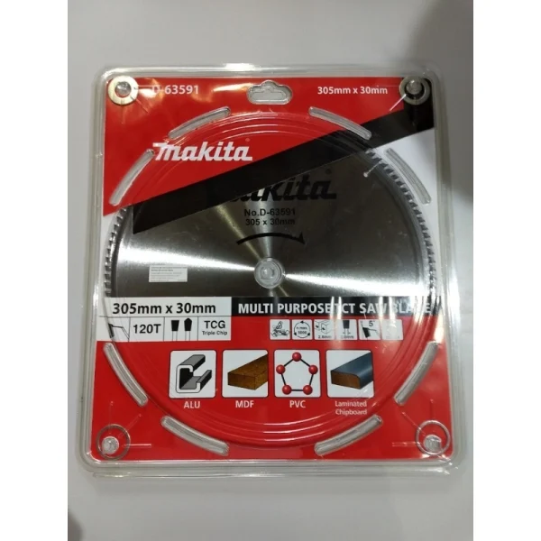 Makita D-63591 Multi Daire Testere 305x120 Diş (Çok Amaçlı)
