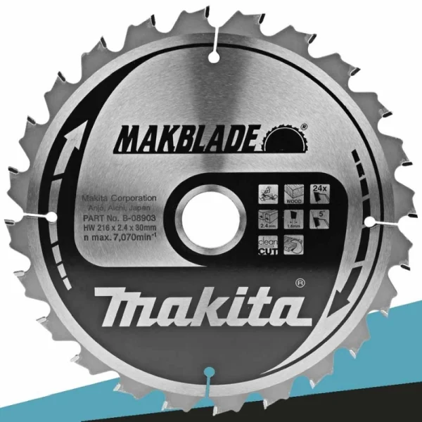 Makita B-08903 Elmas Daire Testere 216x24 Diş (Prf.Seri)