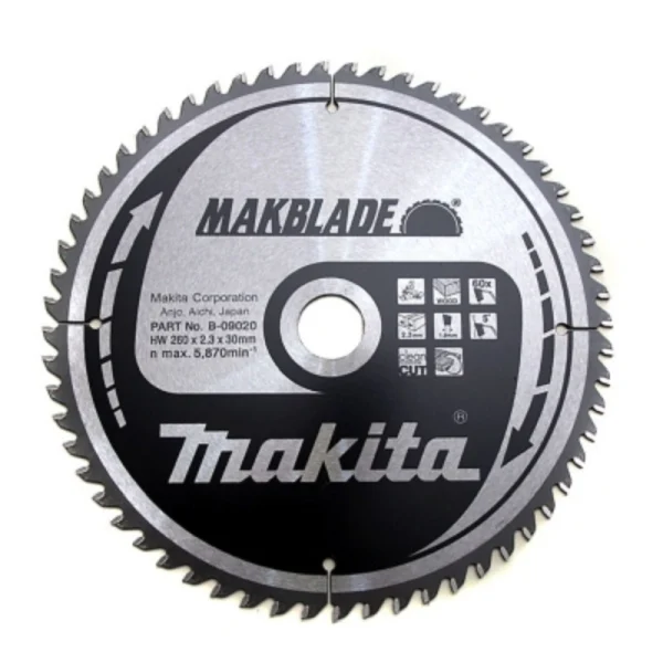 Makita B-09020 Elmas Daire Testere 260x60 Diş (Prf.Seri)