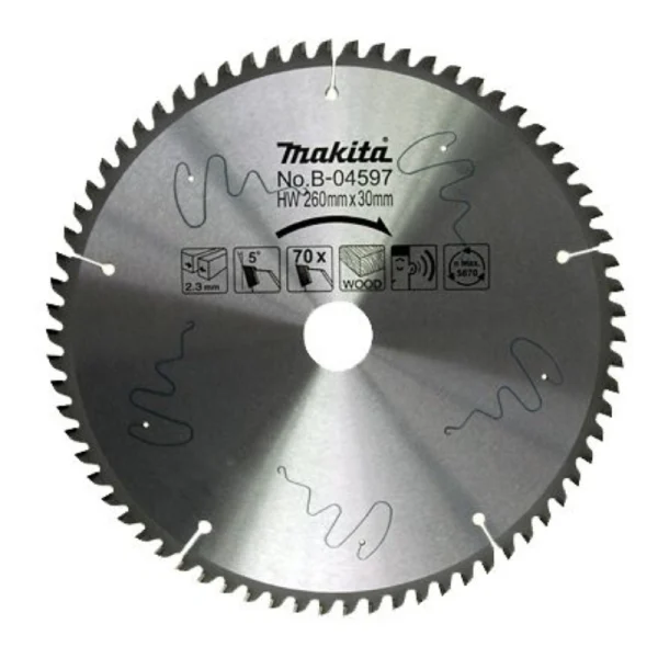 Makita B-04597 Elmas Daire Testere 260x70 Diş (Prf.Seri)