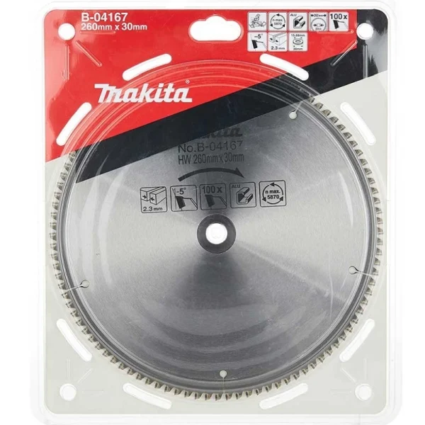 Makita B-04167 Elmas Daire Testere 260x100 Diş (Prf.Seri)