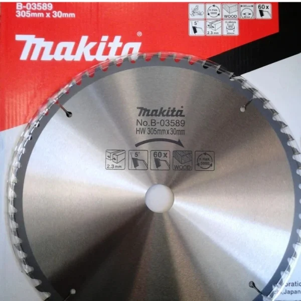 Makita B-03589 Elmas Daire Testere 305x60 Diş (Prf.Seri)