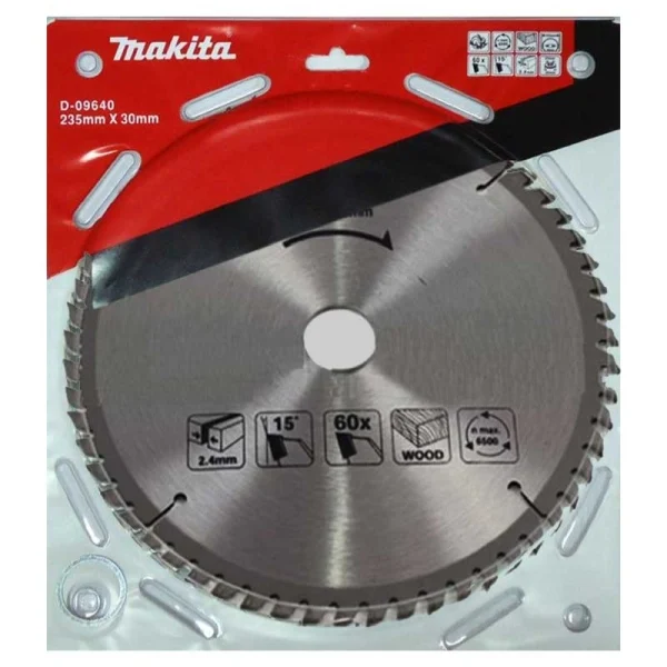 Makita D-09640 Elmas Daire Testere 235x60 Diş (Standart Seri)