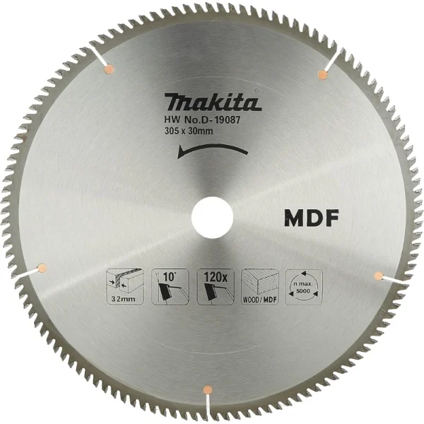 Makita D-19087 Elmas Daire Testere 305x120 Diş (Standar Seri)