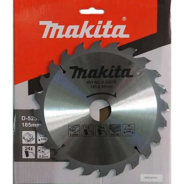 Makita D-52598 Elmas Daire Testere 185x24 Diş (Ekonomik Seri)
