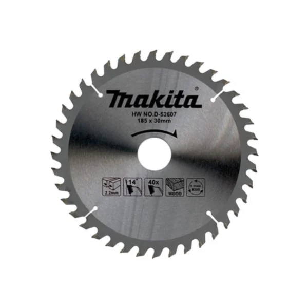Makita D-52607 Elmas Daire Testere 185x40 Diş (Ekonomik Seri)